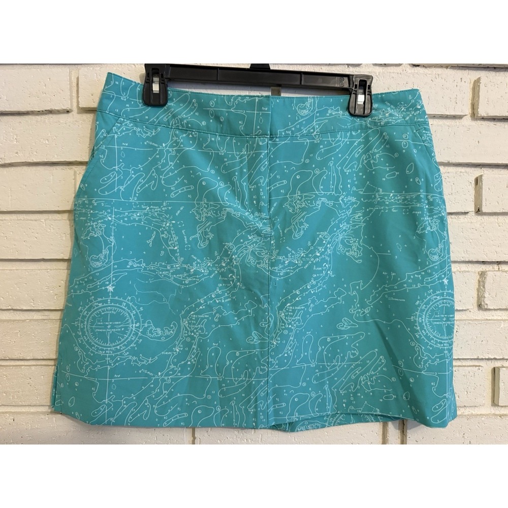 Izod Golf Skort Green Golf Course Design New with Tag Size 10